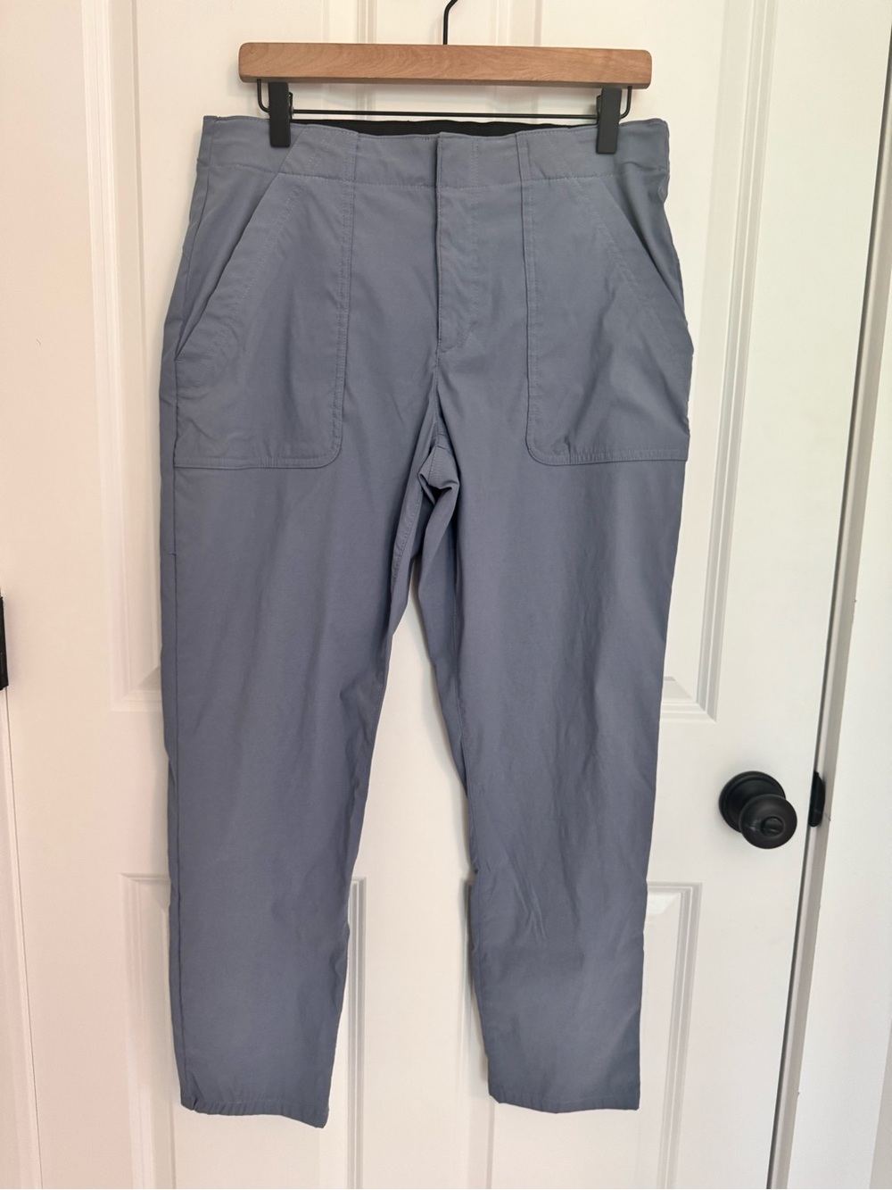 Eddie Bauer Horizon Stretch Pants Womens 10 Straight Ankle 2 Pair Black Blue - Picture 2 of 13